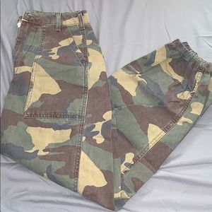 top shop camo pants